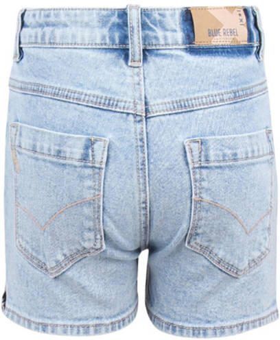 Blue Rebel short Azra surf n turf Korte broek Blauw Meisjes Stretchdenim 104 - Foto 2