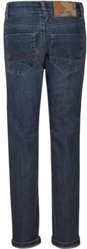 Blue Rebel slim fit jeans green wave Blauw Jongens Stretchdenim Effen 122 - Foto 3