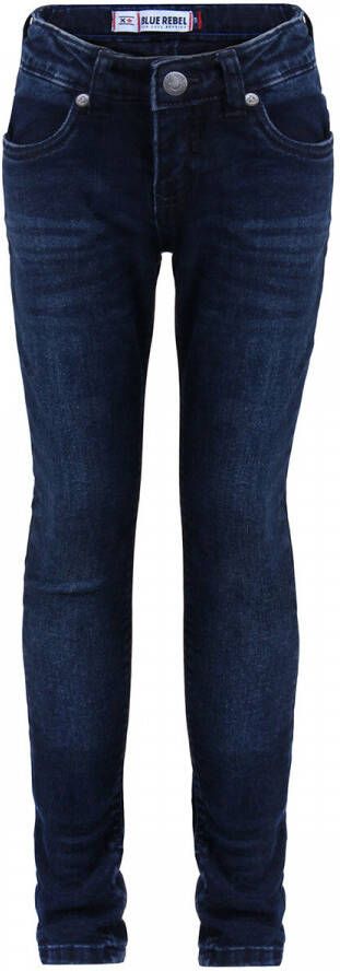 Blue Rebel skinny jeans Jordan denim pure indigo Blauw Meisjes Stretchdenim 158