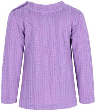 B.Nosy aansluitende longsleeve met borduursels lila Paars Meisjes Polyester Ronde hals - Foto 2