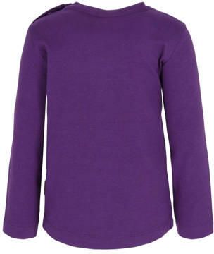 B.Nosy aansluitende longsleeve met print paars Meisjes Stretchkatoen Ronde hals - Foto 2