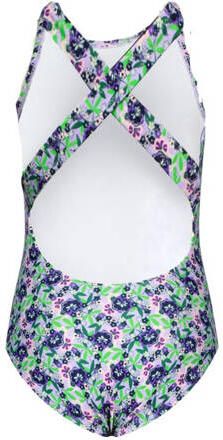 B.Nosy badpak roze paars groen Meisjes Polyester All over print 122 128