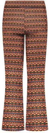 B.Nosy flared broek Bodyl met all over print brique blauw Bruin Meisjes Polyester 158 164