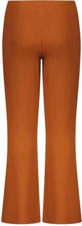B.Nosy flared broek bruin Meisjes Gerecycled polyester Effen 104 - Foto 1