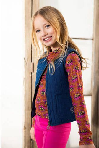 B.Nosy gebloemde longsleeve B.ORIGINAL roodbruin multicolor Bloemen 122 128 - Foto 2