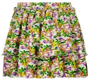 B.Nosy gebloemde rok groen geel Meisjes Polyester Bloemen 146 152
