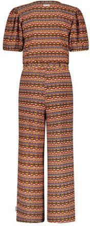 B.Nosy jumpsuit met all over print oranje blauw Meisjes Polyester Ronde hals 146 152 - Foto 1