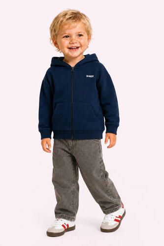 B.Nosy rechtvallend sweatvest donkerblauw Effen