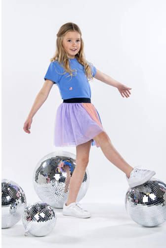 B.Nosy rok Pippa hardblauw lila zalm Meisjes Polyester Meerkleurig 122 128