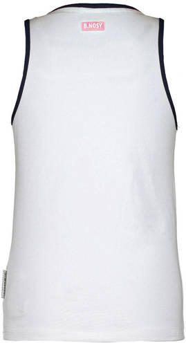 B.Nosy singlet met tekst wit Meisjes Polyester Ronde hals Tekst 122-128 - Foto 2