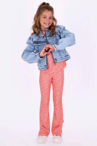 B.Nosy spijkerjas light blue denim Blauw Effen