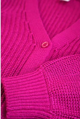 B.Nosy vest B.AWESOME fuchsia Roze Meisjes Acryl Ronde hals Effen 122 128 - Foto 2