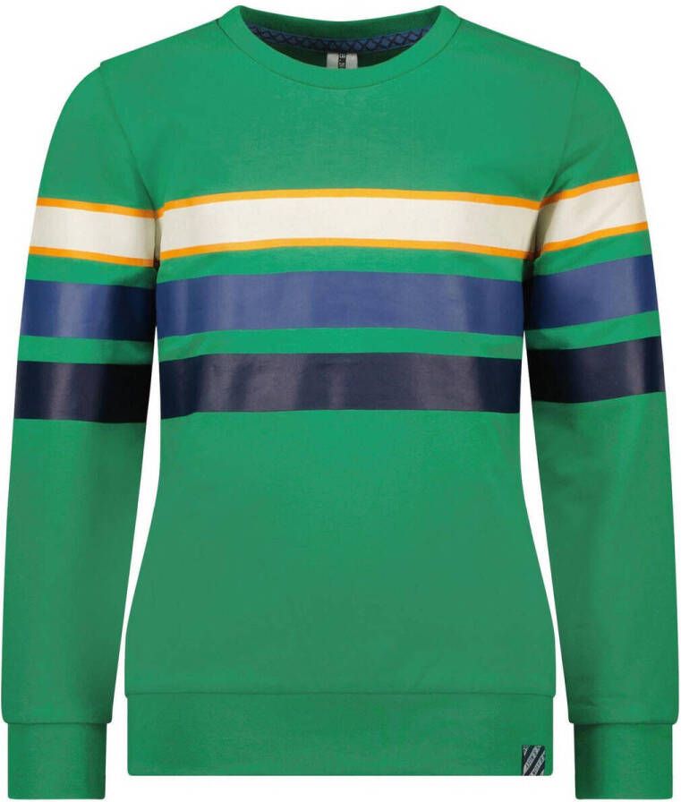 B.Nosy sweater B.Authentic met printopdruk groen
