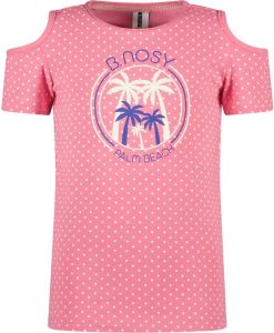 B.Nosy T-shirt met printopdruk roze
