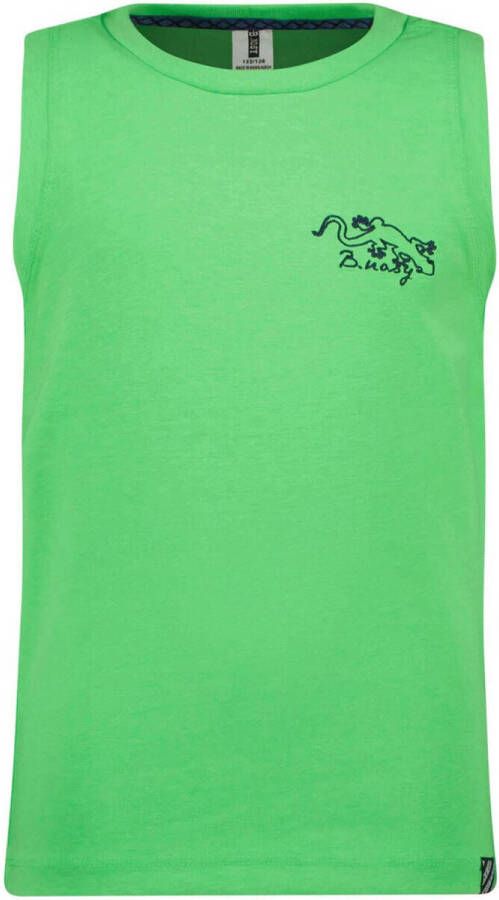 B.Nosy T-shirt B.Gecko met printopdruk neon groen