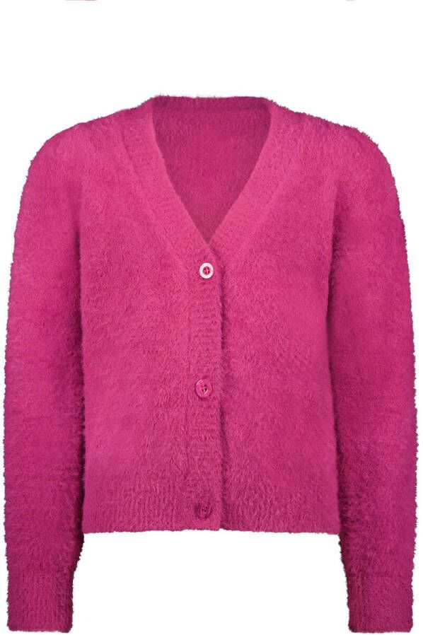 B.Nosy cardigan fuchsia