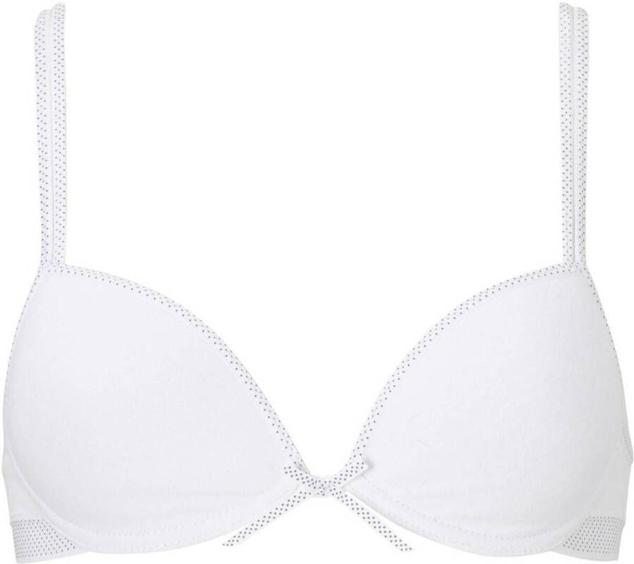 Boobs & Bloomers voorgevormde tienerbh wit Meisjes Katoen Effen AA 65 - Foto 2