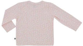 Born by Kiddo United baby longsleeve met katoen roze wit All over print 50