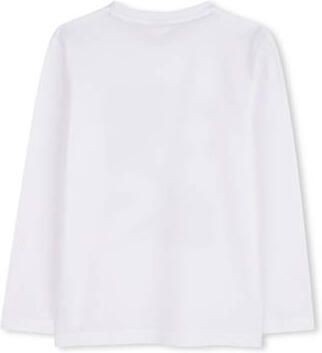 BOSS longsleeve wit Jongens Katoen Ronde hals Printopdruk - Foto 3