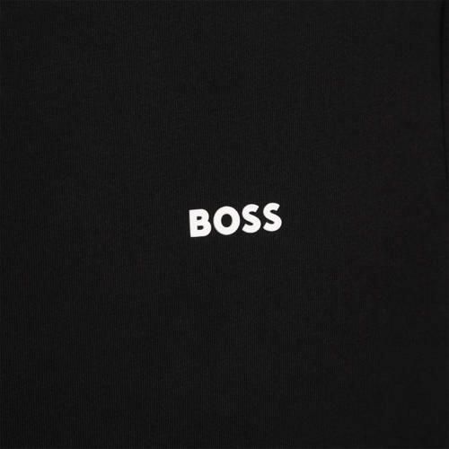 Boss T-shirt zwart Jongens Katoen Ronde hals Effen 140 - Foto 2
