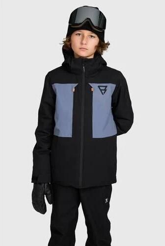 Brunotti Aratinosy kd ski-jas grijs Skijack Polyester Capuchon