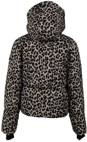 Brunotti Fiasky ski jas panterprint Skijack Grijs Polyester Capuchon - Foto 2