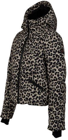 Brunotti Fiasky ski jas panterprint Skijack Grijs Polyester Capuchon - Foto 3