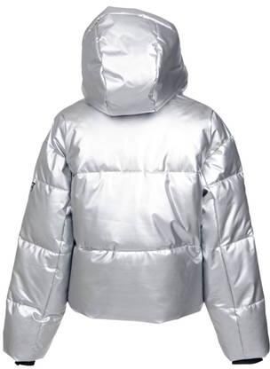 Brunotti Fiasky ski jas zilver metallic Skijack Meisjes Polyester Capuchon - Foto 2