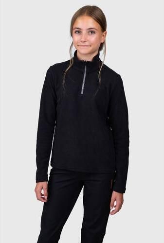 Brunotti Mismy skipully zwart Meisjes Fleece Opstaande kraag Effen - Foto 2