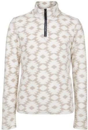 Brunotti print skipully zand wit Beige Meisjes Fleece