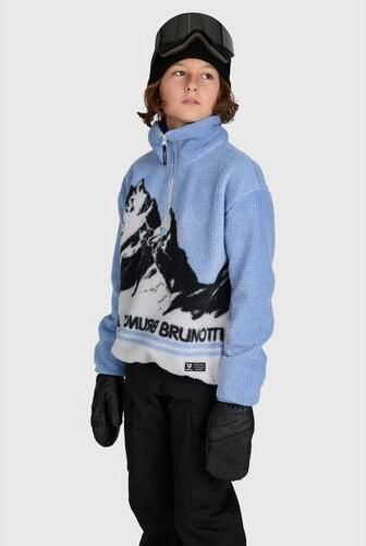 Brunotti Reggios wintersportsweater met opstaande kraag blauw Outdoor sweater - Foto 3