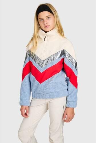 Brunotti Sandy fleece sweater lichtblauw