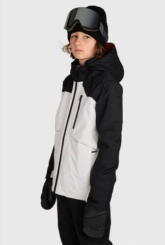 Brunotti ski-jas lichtgrijs Skijack Polyester Capuchon - Foto 4