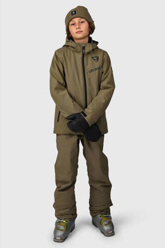 Brunotti ski-jas Navigaty olijfgroen Skijack Polyester Capuchon - Foto 3