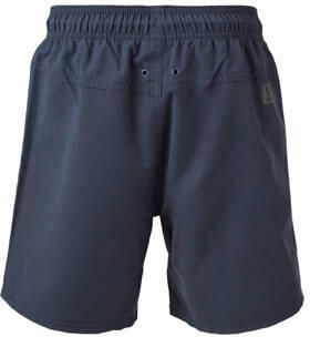 Brunotti zwemshort Crunotos donkerblauw Jongens Polyester Logo 128
