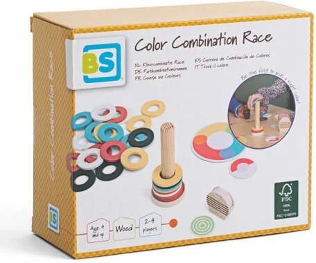 BS Toys Kleurcombinatie Race Bordspel | Bordspel van - Foto 2