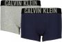 Calvin Klein UNDERWEAR boxershort set van 2 grijs donkerblauw Jongens Katoen 128-140 - Thumbnail 2