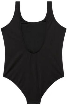 Calvin Klein badpak zwart Meisjes Polyester Logo 140 152