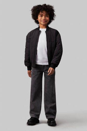 Calvin Klein bomberjack zwart Jas Jongens Nylon Ronde hals Effen 164 - Foto 3