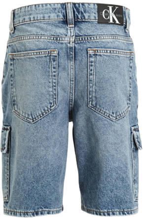 Calvin Klein denim short blue denim Korte broek Blauw Jongens Katoen Effen 116