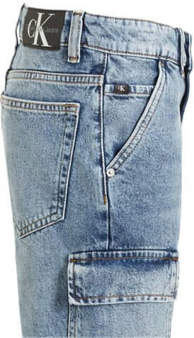 Calvin Klein denim short blue denim Korte broek Blauw Jongens Katoen Effen 116 - Foto 2