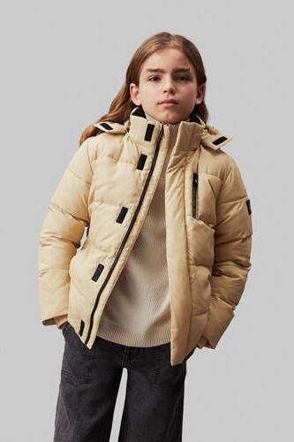 Calvin Klein gewatteerde winterjas Groen Jongens Polyester Capuchon Effen 128