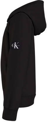 Calvin Klein hoodie met logo Sweater Zwart Jongens Katoen Capuchon Logo 128 - Foto 3