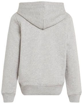 Calvin Klein hoodie Terry met logo grijs Sweater Jongens Katoen Capuchon 152