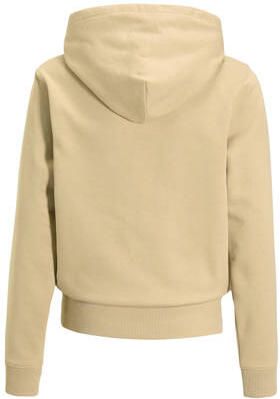 Calvin Klein Jeans hoodie met logo Sweater Beige Jongens Katoen Capuchon 116