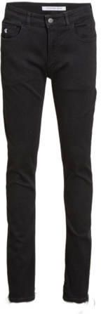 Calvin Klein Jeans skinny jeans clean black Blauw Jongens Stretchdenim 140 - Foto 5