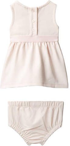 Calvin Klein jurk met bloomer ecru Meisjes Viscose Ronde hals Effen - Foto 2