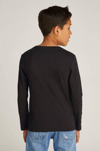 Calvin Klein Shirt met lange mouwen Chest Monologo Ls T-Shirt voor kinderen tot 16 jaar en met logo-opdruk