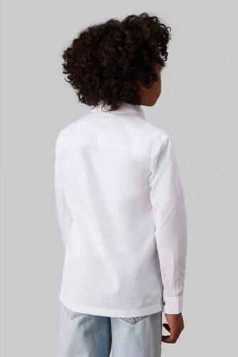 Calvin Klein Overhemd met lange mouwen CEREMONY POPLIN SHIRT voor kinderen tot 16 jaar - Foto 3