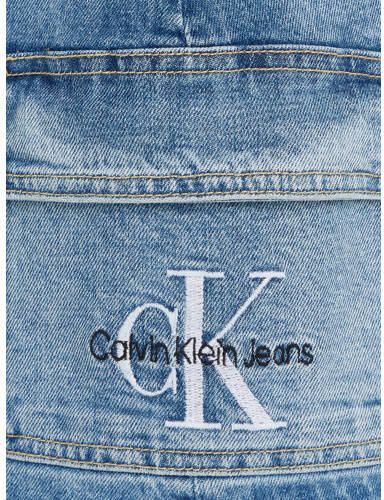 Calvin Klein rok medium blue denim Blauw Meisjes Stretchkatoen Effen 140